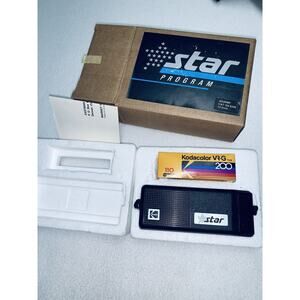 VTG Kodak STAR Program Camera And Expired 110 Film 1989 Original Packaging NOS